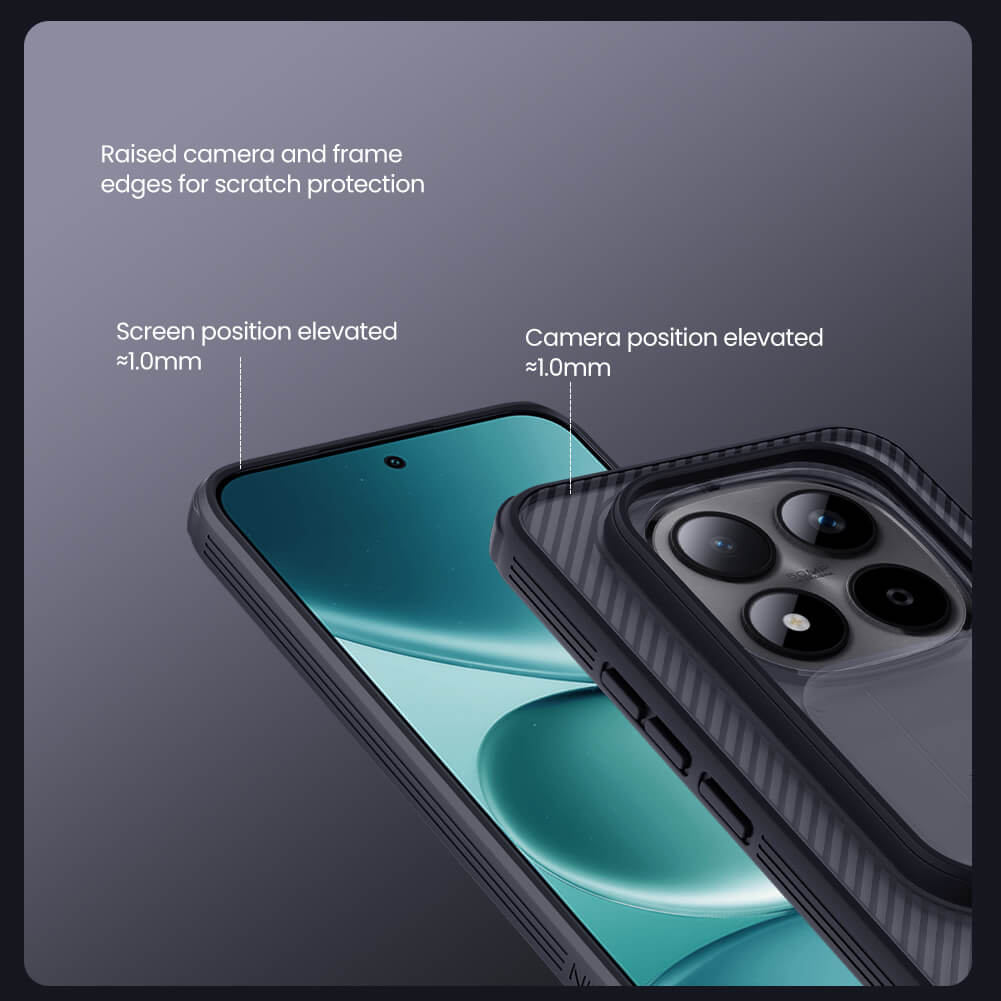 Чехол-крышка NILLKIN для Xiaomi Redmi Note 15 Pro Plus (Redmi Note 15 Pro+) (Chinese version) (серия CamShield Pro Clear version)